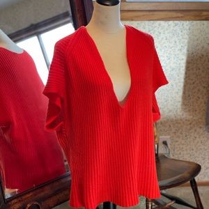 CABI Ruby Red Pullover Sweater size S
